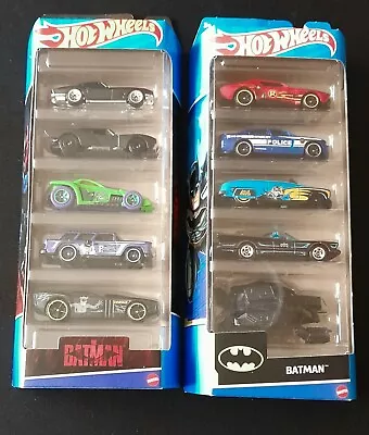 Buy Hot Wheels Batman 5 Packs X2 - HLY68 And HFV88 - Mattel - New • 19.99£