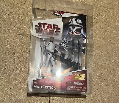 Buy Star Wars Matchstick Cw34 Clone Wars Shadow Squadron Pilot Action Figure New • 26£
