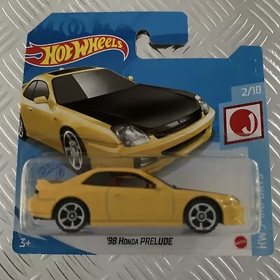 Buy Hot Wheels ‘98 Honda Prelude (Yellow) 1:64 Mattel Diecast • 4£