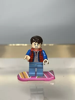 Buy Genuine LEGO Ideas Marty McFly With Skate Board Minifigure Idea001 71201 21103 • 20£