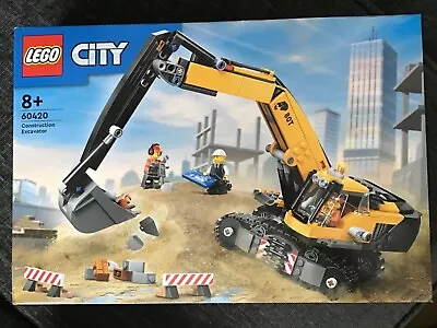Buy LEGO City (60420) Construction Excavator Age 8+ 633pcs | NEW - Free Shipping • 28.99£