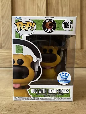Buy Funko POP! Disney Dug With Headphones Dug Days #1097 Vinyl • 10£