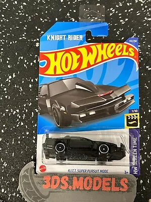 Buy KITT SUPER PURSUIT MODE Hot Wheels 1:64 **LONG CARD • 2.95£