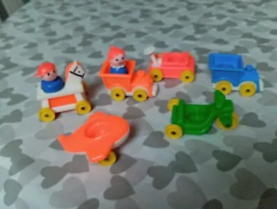 Buy Vintage Fisher Price Vehicles Little People Bundle Trains Trike Horse Aeroplane  • 20.99£