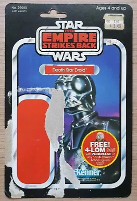 Buy Vintage Star Wars Death Star Droid ESB Kenner 47 Figure Card Back Original 1982 • 19.99£