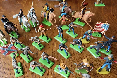 Buy Job Lot  Britains  American Civil War Cowboys Mexican Mounted Confederate • 16.99£