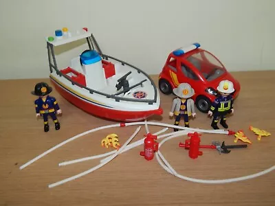 Buy Playmobil Fireman Figures With Accessories & Vehicles • 9£