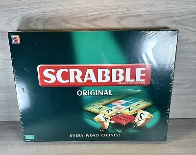 Buy Mattel Scrabble Original Board Game 10+ Years  Word Game 2003 Brand New Sealed • 15£