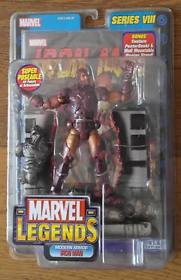 Buy Marvel Legends Series VIII Modern Armor Iron Man ToyBiz, 2004 (New And Sealed) • 25£