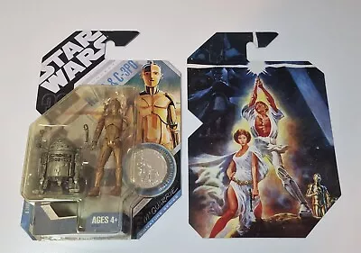 Buy BNIB Hasbro Star Wars McQuarrie Concept C-3PO & R2-D2 Celebration IV 2007 + Card • 15.95£