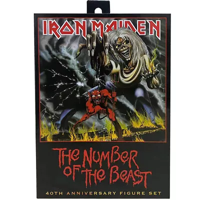 Buy NECA Iron Maiden Eddie Number Of The Beast 40th Anniversary 7  Diorama Figure • 50.57£