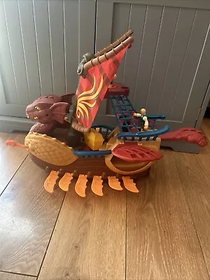 Buy Fisher Price Imaginext Serpent Pirate Ship Rare 2010 Great Condition • 26£