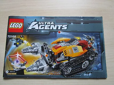 Buy Lego Ultra Agents 70168 Drillex Diamond Job INSTRUCTION BOOK ONLY • 4.75£