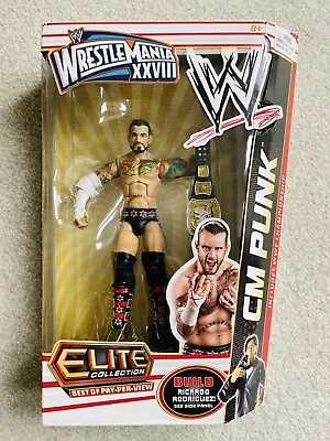 Buy WWE Mattel Elite Series Wrestlemania 28 CM Punk • 10.50£