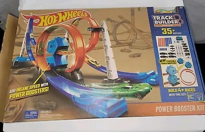 Buy Hot Wheels Cars Track Builder Sysytem Power Booster Kit 35+ Pieces New Open Box • 46.59£