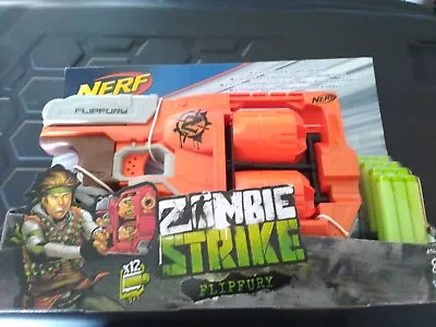 Buy Nerf Zombie Strike Flip Fury Blaster New • 29£