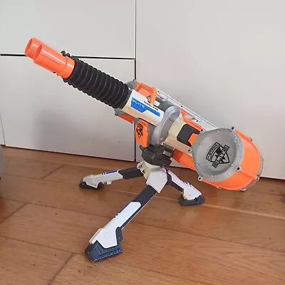 Buy Nerf Gun N-strike Elite White Rhino Fire 2x Drums - Tested & Working • 35.99£