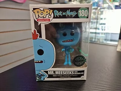 Buy Rick And Morty  Mr. Meeseeks With Meeseeks Box (Exclusive) #180 Funko Pop! • 8.86£
