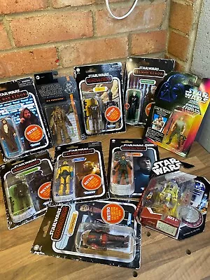 Buy Sealed Star Wars Mandalorian Boba Fett Obi-Wan Action Figures Bundle / JobLot • 26£