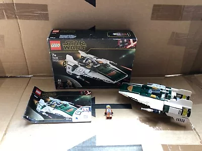 Buy Lego Star Wars Resistance A-Wing Starfighter 75248, Complete Box + Fig + Manual • 34.99£