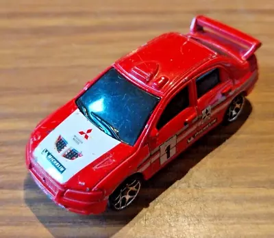Buy 1/64 Hot Wheels 2003 Mitsubishi Evo Michelin Red Race Loose • 2£