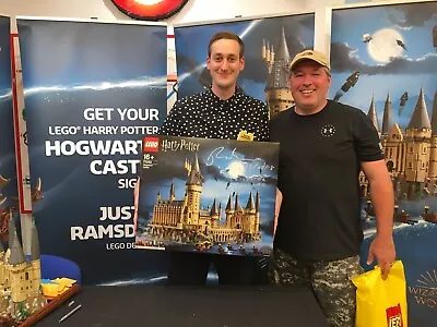 Buy New *signed By Justin Ramsden* Lego 71043, Harry Potter Hogwarts Castle & Flyer • 599.99£