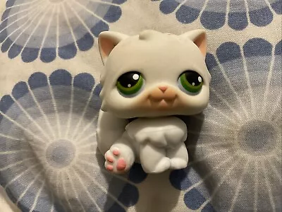 Buy Littlest Pet Shop Snow White Persian Cat With Green Eyes #15 • 9.25£