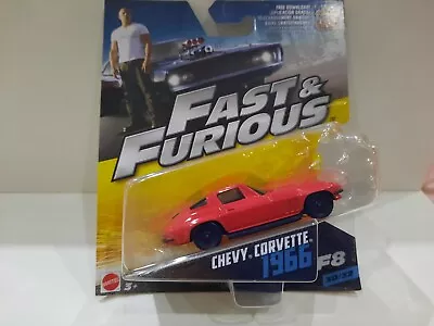Buy Mattel Fast And Furious 1966 Chevy Corvette  • 3£