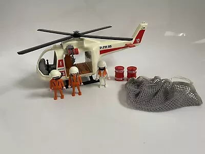 Buy Vintage Playmobil Rescue Helicopter Set SOS 1974 Incomplete • 15£
