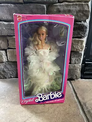 Buy Barbie Crystal Doll 1983 Mattel #4598 She Shines With Glamour! NRFB RARE Vintage • 138.86£