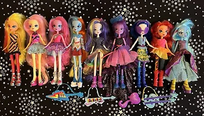 Buy My Little Pony Equestria Girls Rainbow Rocks Dolls X 9 • 40£
