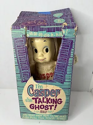Buy 1961 Mattel Casper The Friendly Ghost Talking Ghost Doll In Original Box • 260.94£