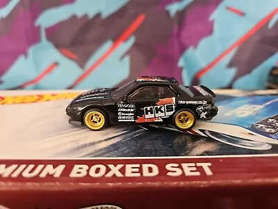 Buy WHEELSWAP CUSTOM HOT WHEELS Detailed NISSAN SILVIA S13 On Real Riders Combi Post • 19.99£