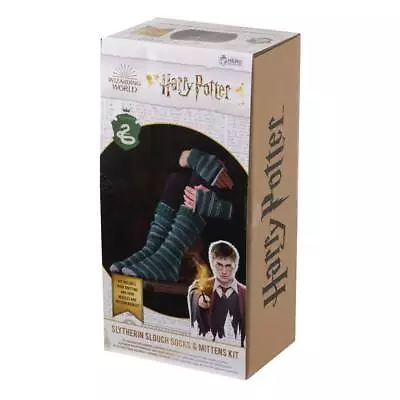 Buy Harry Potter Knitting Kit Slouch Socks And Mittens Slytherin • 35.34£