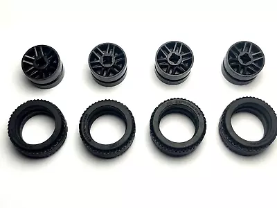 Buy LEGO X4 Wheel 14mm D. X 9.9mm Fake Bolts Spokes Black 11208 Tyre 21x9.9 11209 • 3.99£