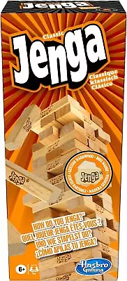 Buy Hasbro Jenga Classic, Childrens Game That Promotes The Speed Of Reaction, From 6 • 21.83£