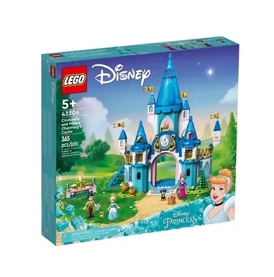 Buy LEGO Disney: Cinderella And Prince Charming's Castle (43206) BRAND NEW & SEALED • 39.99£