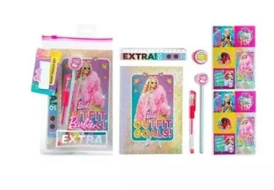 Buy Barbie Stationery Set For Girls BARBIE Diary With Stationery Set In Pouch NEW • 3.87£