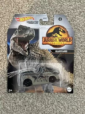 Buy Hot Wheels Jurassic World Dominion Character Cars Giganotosaurus • 6£