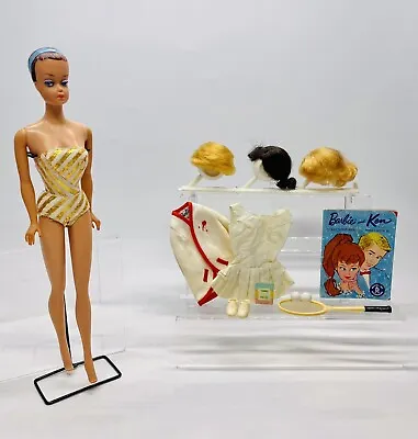 Buy Vintage 1963 Barbie Fashion Queen #870 & Tennis Anyone #941 Made In Japan • 295.07£