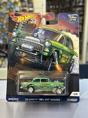 Buy Hot Wheels Premium Car Culture Drag Strip Demon '55 Chevy BelAir Gasser 1/5 • 32.99£