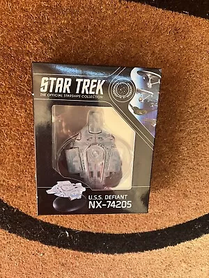 Buy New Star Trek Official Starships Collection U.s.s. Defiant Nx-74205 Model • 24.99£