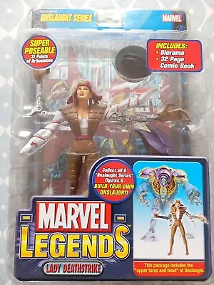 Buy Marvel Legends Onslaught BAF Series Lady Deathstrike Action Figure NEW • 9.99£