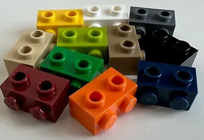 Buy Lego Brick (11211) 1 X 2 With Studs On Side – Packs Of 10 - Various Colours • 3.75£