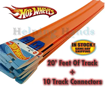 Buy Hot Wheels Car Track Mega Set 20' Feet Of Hot Wheel Track & 10 Track Connectors • 26.98£