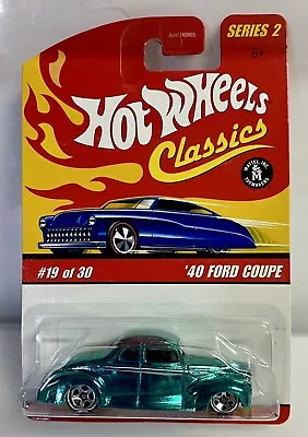 Buy 2005 1/64 HOT WHEELS Classics ‘40 Ford Coupe Mint On Card • 9.99£