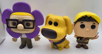 Buy Disney Up Funko Pop Set Of 3 Dug Days Carl Russell & Dog Toy Figures • 12.99£