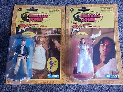 Buy Indiana Jones Retro Collection Raiders Of The Lost Ark Indy  Marion Figures MOC • 14.99£
