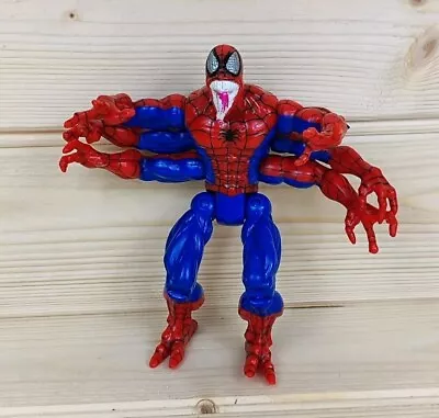 Buy Venom As Spiderman With 6 Arms Marvel 1996 Toy Biz 5  Action Figure Vintage • 15.29£