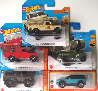 Buy Hot Wheels Matchbox Land Rover Lot Of 5 BNIP • 17.99£